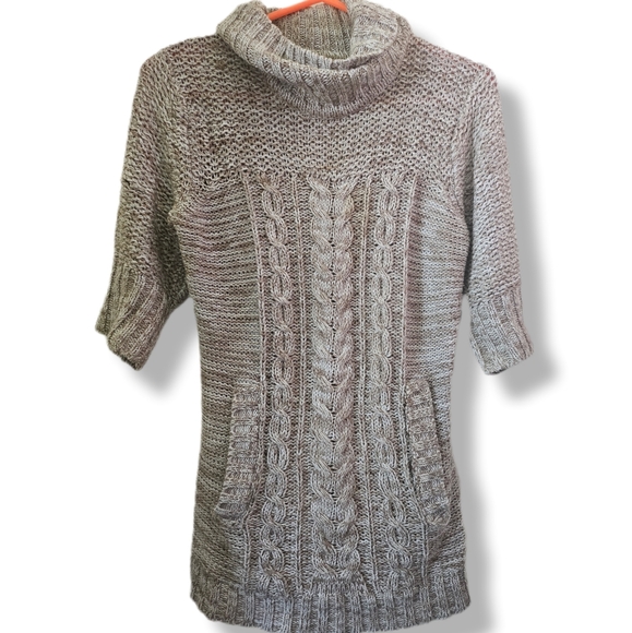 Planet Gold Sweaters - Planet Gold 3/4 Sleeve Sweater With Pockets